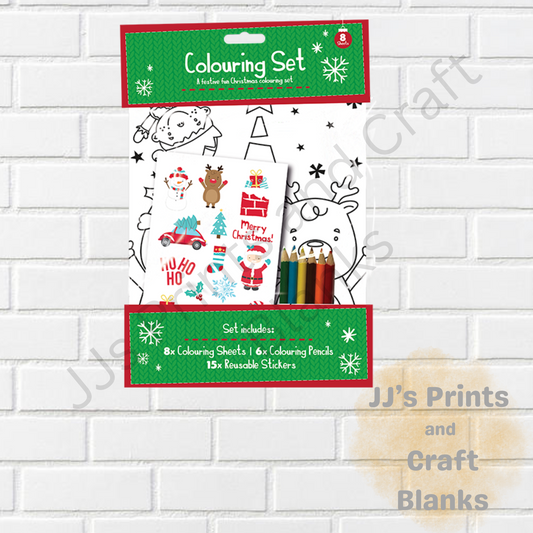 Children's  Christmas Colouring Set