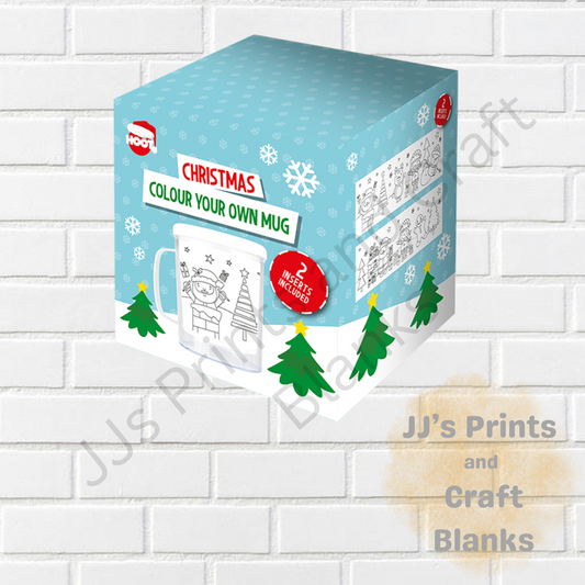 Colour Your Own Christmas Mug