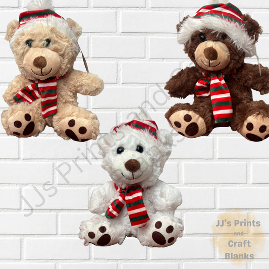 22cm soft plush  Christmas bear bear