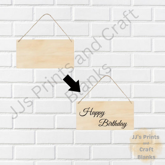 20cm  blank wooden plaques