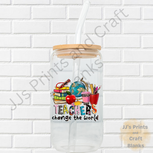 teacher uv-dtf  decal sticker no 15