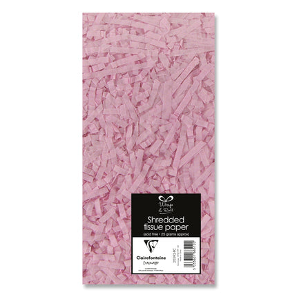 SHREDDED TISSUE PAPER PINK