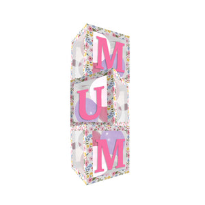 FLORAL MUM BALLOON BOXES set of 3 including balloons