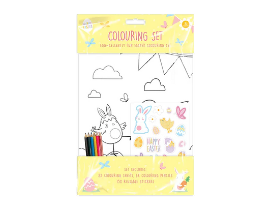 Children's Easter Colouring Set