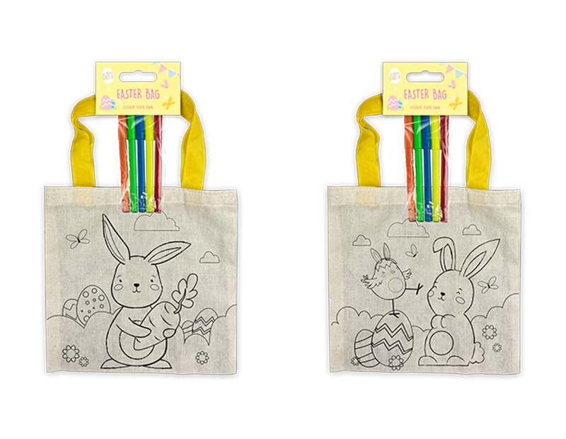 Colour  Your Own Easter Bag