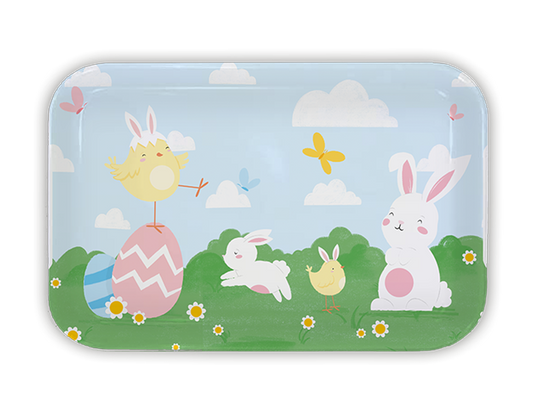 Easter Plastic Serving Tray