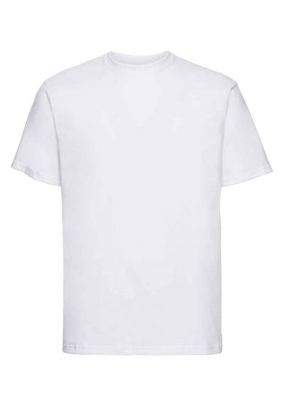 White Russell Classic Ringspun T-Shirt