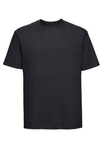 Black Russell Classic Ringspun T-Shirt