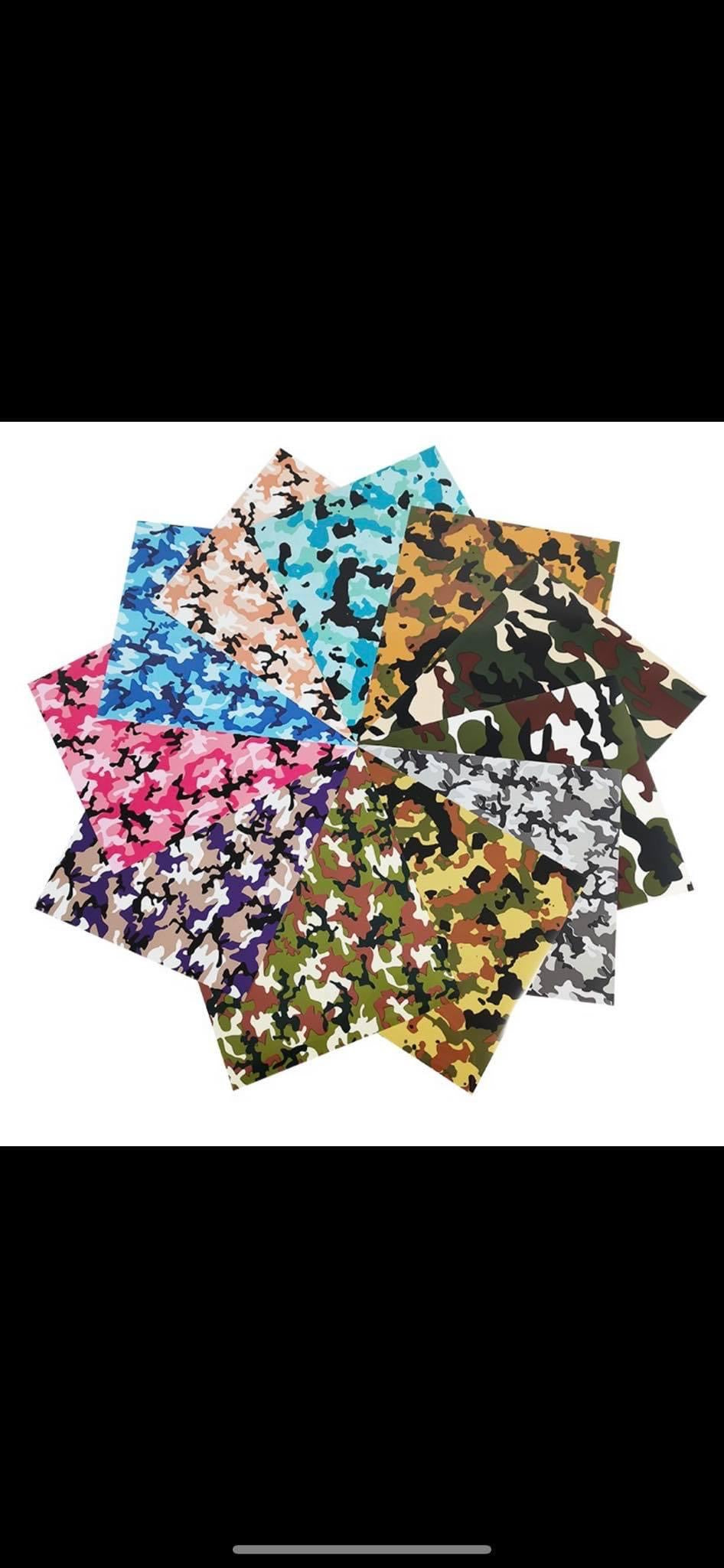 Jjs heat transfer camo sheets