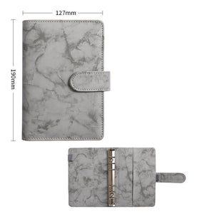 A6 marble effect binder