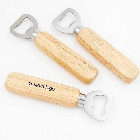 Wooden Handle Bottle Opener