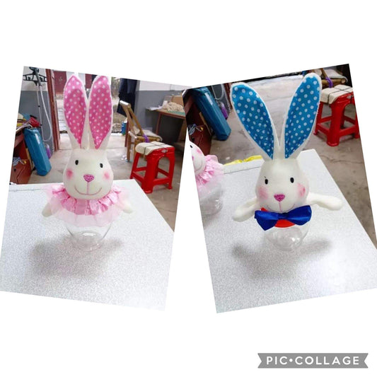 28cm large bunny jar