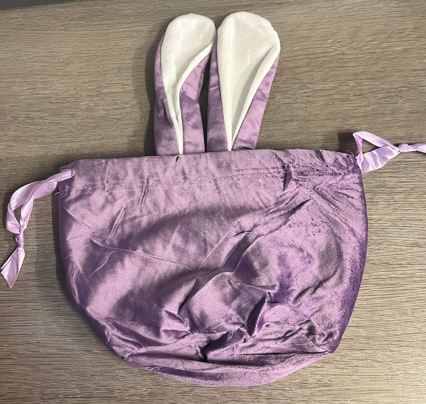 Extra large bunny velvet pouches