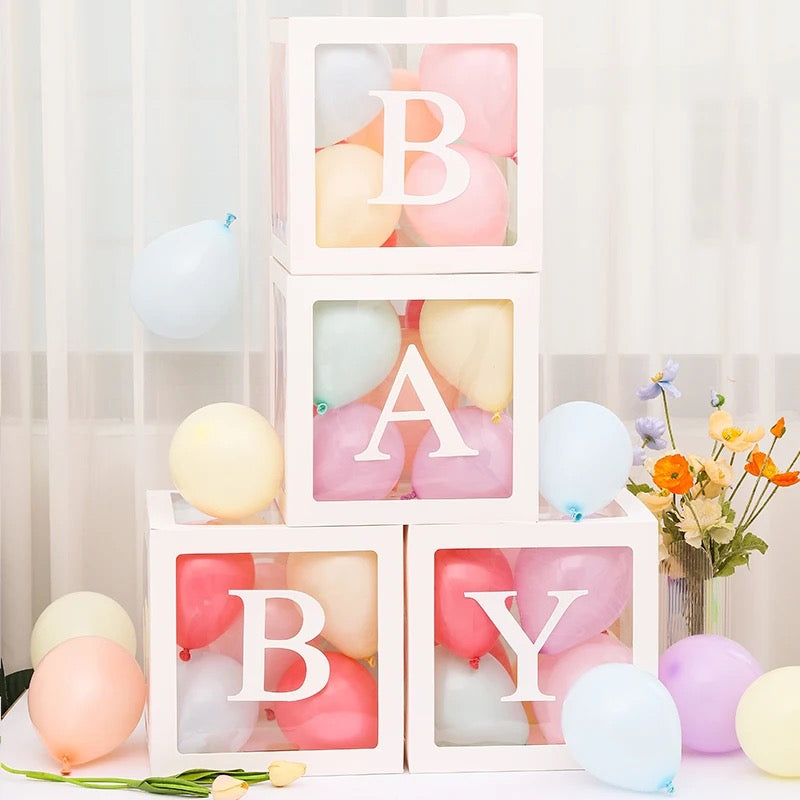 Set of 4 balloon boxes