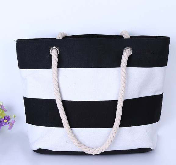 Westford mill style Quality stripped beach bag