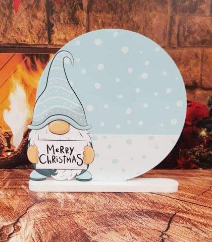 uv printed acrylic Christmas gonks plaques