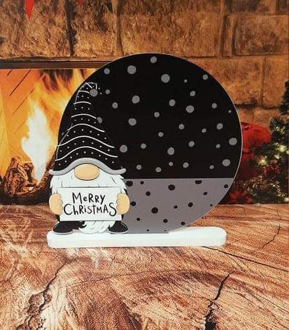 uv printed acrylic Christmas gonks plaques