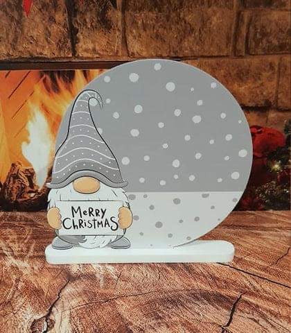 uv printed acrylic Christmas gonks plaques