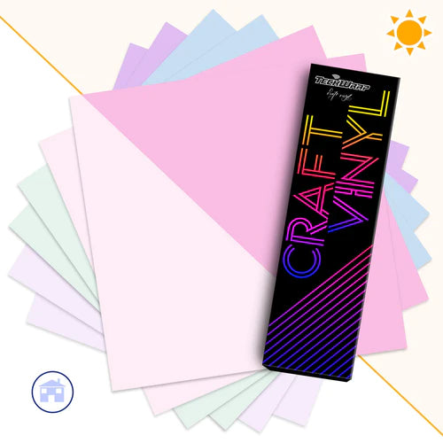 Teckwrap UV Color Changing Vinyl Sheets Pack